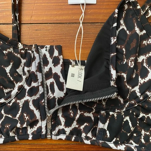 NWT Flook/. Flook the Label zip up bra top - Picture 4 of 7